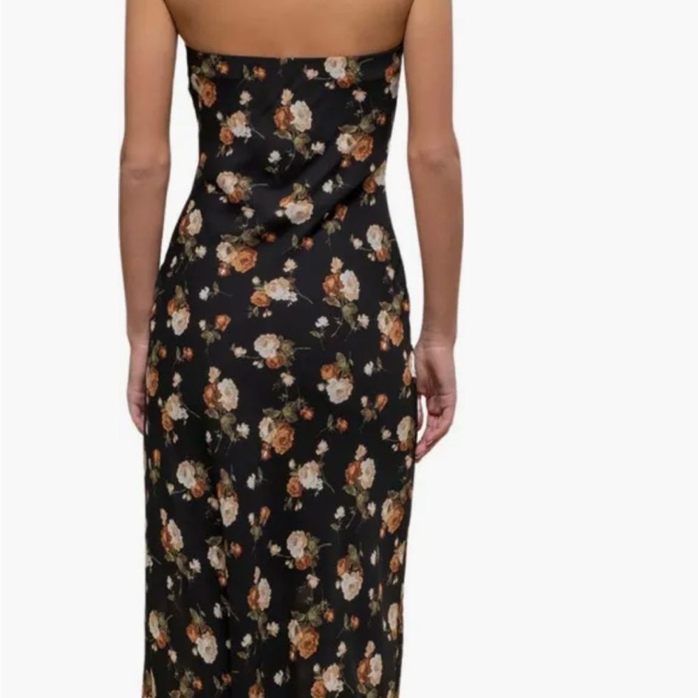 Floral Black Maxi Skirt - Picture 4 of 6
